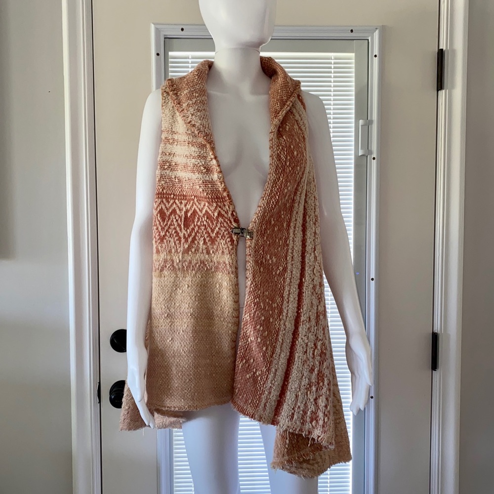 FREE PEOPLE Knit Bohemian Vest